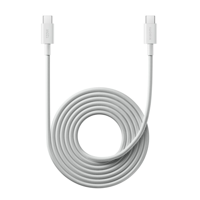 Xiaomi USB4 6A USB Type-C To USB Type-C Braided Cable 2m- (120W