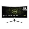 MSI MAG 342CQRF E20 34" UWQHD 200Hz VA Curved Gaming Monitor