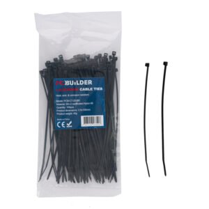 PCBuilder LOCKDOWN 150mm Cable Ties (100 pcs) - Black - Image 5