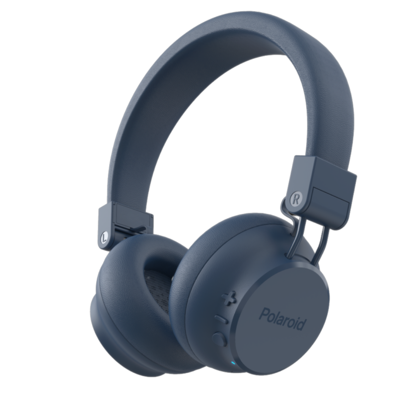 Polaroid Digital Hybrid Noise Cancelling Bluetooth Headphone-Blue