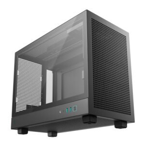 Alternative view of DeepCool CH160 PLUS Micro-ATX Chassis - Black