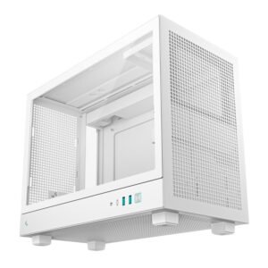 DeepCool CH160 PLUS Micro-ATX Chassis - White - Image 2