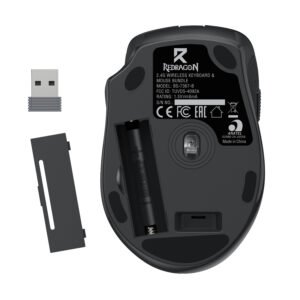 Redragon BS-7367-B Wireless Office Keyboard and Mouse Combo - Black - Image 5
