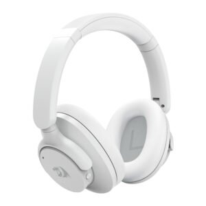 Redragon H610 VIBECORE ANC Bluetooth Wireless Over-ear Headphones – White - Image 2