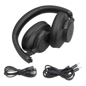 Redragon H610 VIBECORE ANC Bluetooth Wireless Over-ear Headphones - Black - Image 7