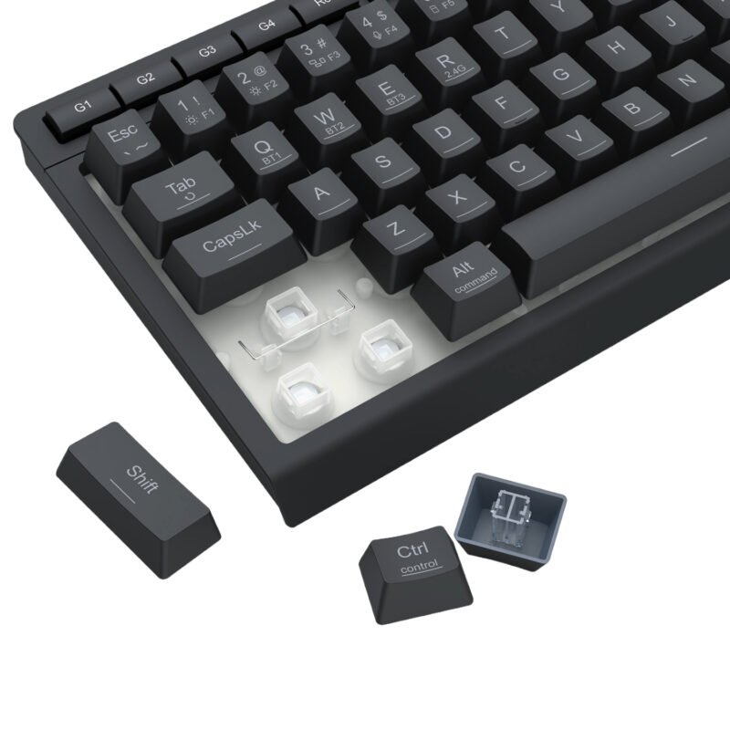 Redragon SHIVA K522 PRO RGB Wireless Gaming Keyboard- Black