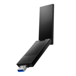 Cudy AX5400 Wi-Fi 6E USB 3.0 Tri-Band High-Gain Adapter-Black - Image 2