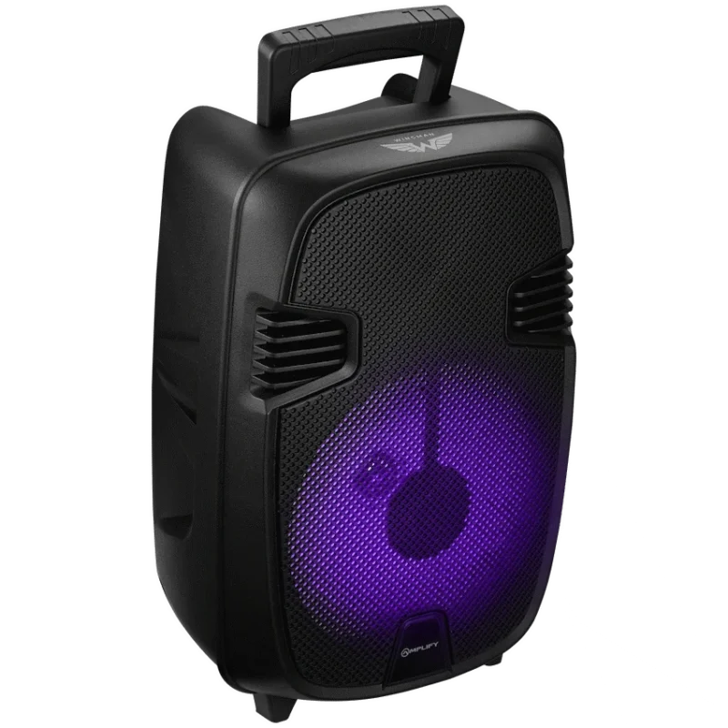Amplify Wingman Series 8" Party Speaker with Microphone - Black