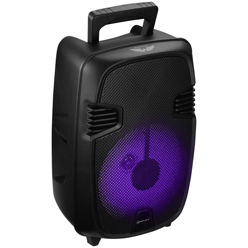 Amplify Wingman Series 8" Party Speaker with Microphone - Black - Image 7