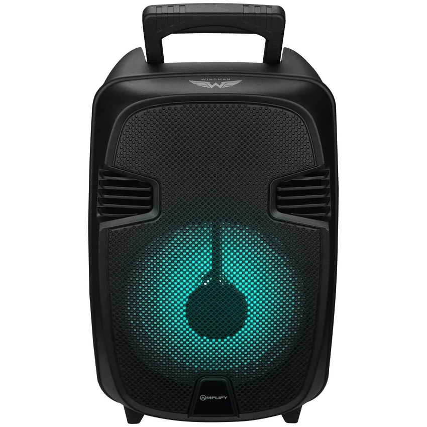 Amplify Wingman Series 8" Party Speaker with Microphone - Black - Image 8