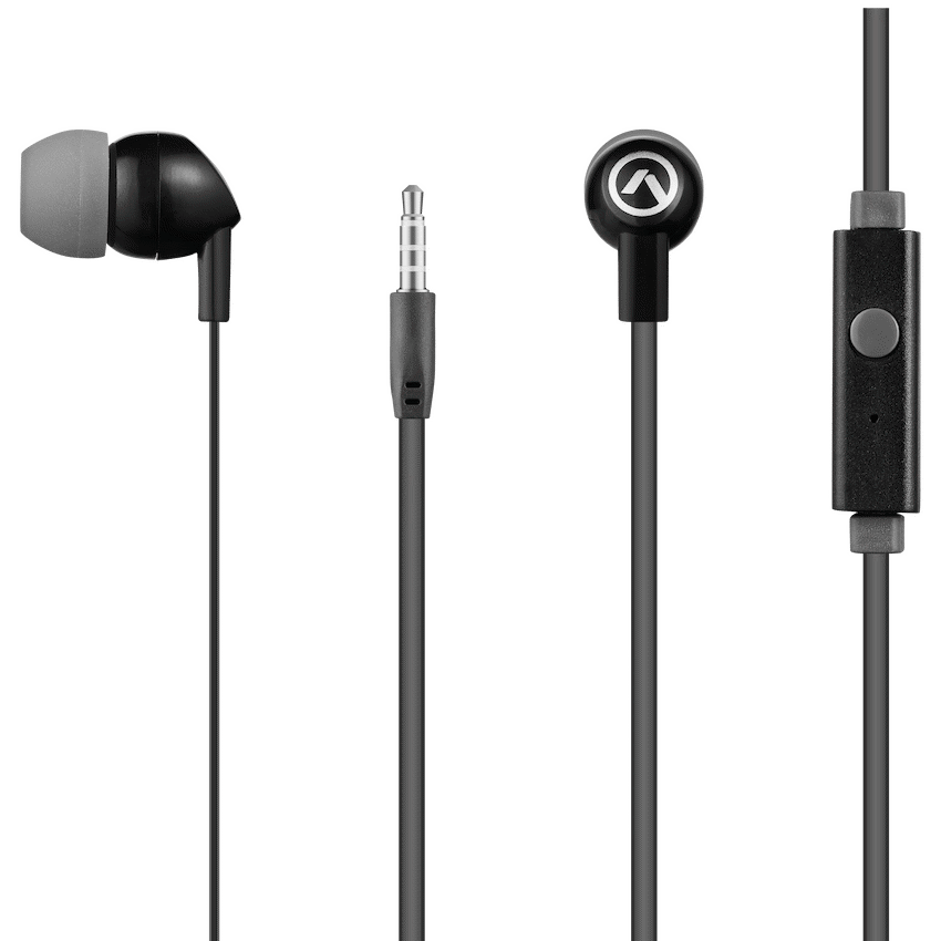Amplify Vibe Series Earphones with Mic - Black and Grey - Image 1