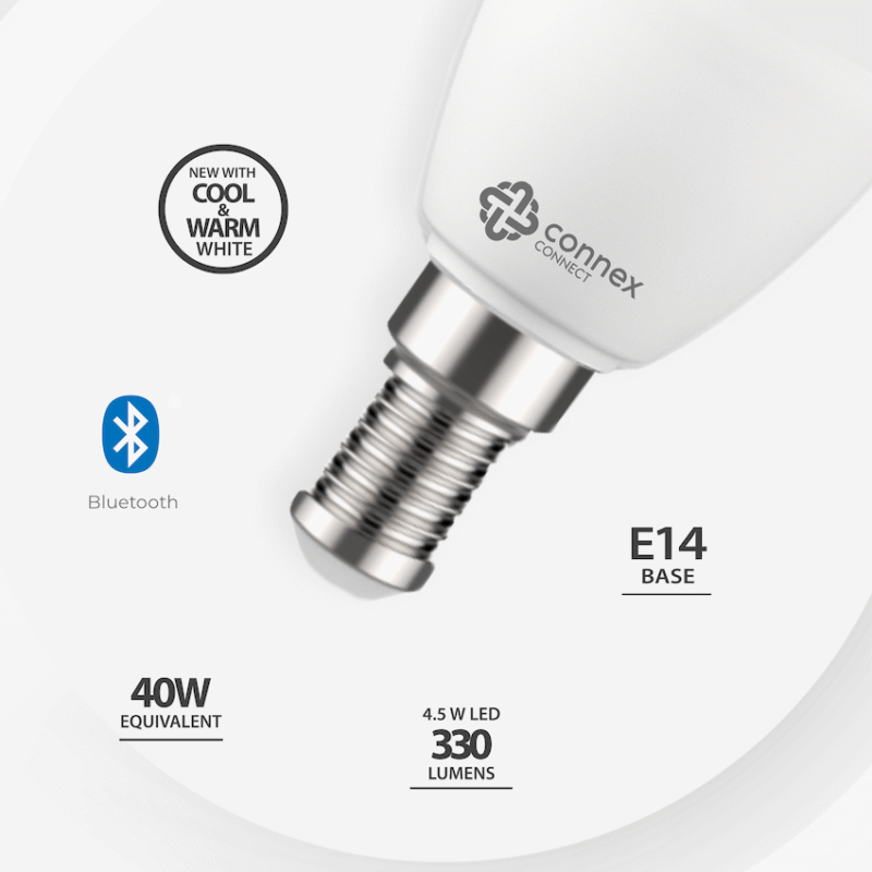 Smart WiFi Bulb 4.5W LED White Candle Bayonet
