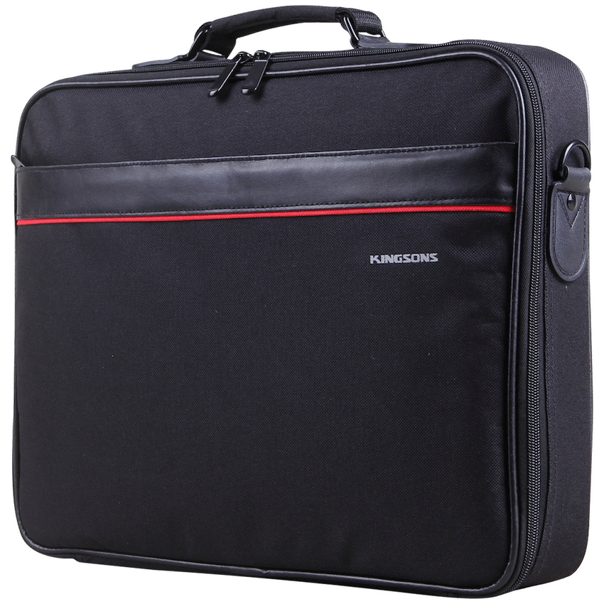 Kingsons 15.6" Black Shoulder Bag - Office Series - Image 1