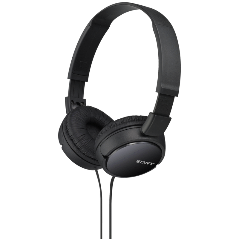 Sony MDR-ZX110 Foldable Headphones - Black