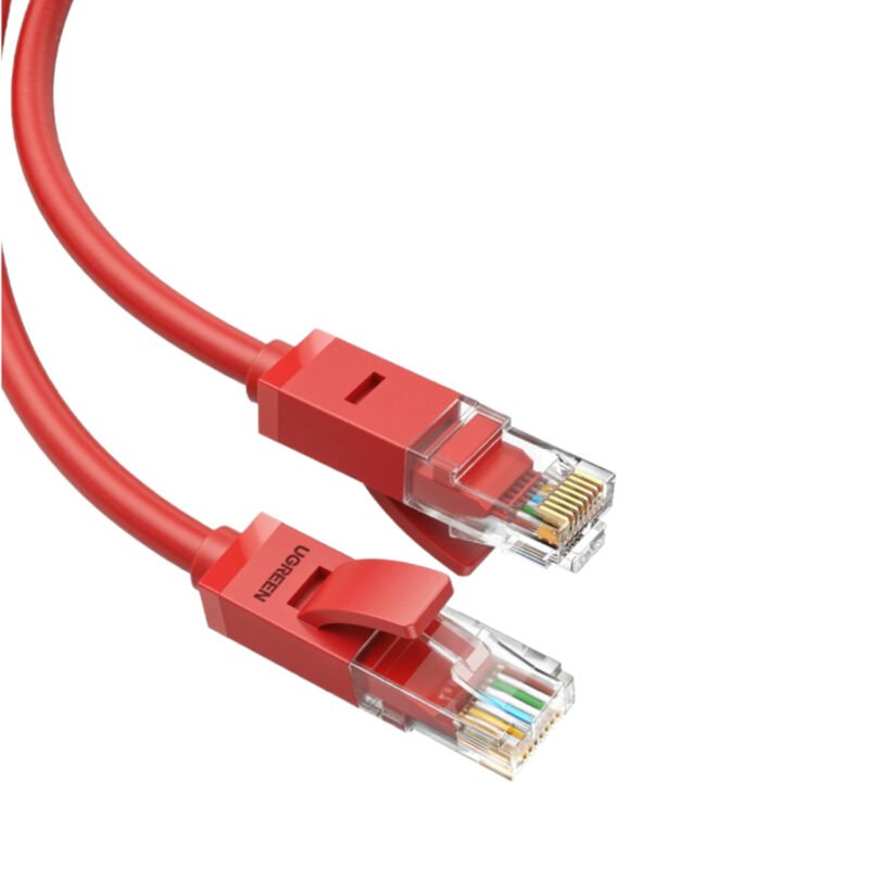 UGREEN RJ45 CAT6 Ethernet 0.5m LAN Network Cable -Red (1Gbps