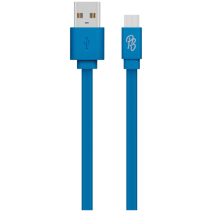 Pro Bass Energize Series Packaged Micro USB Cable - Blue 1.2m - Image 2