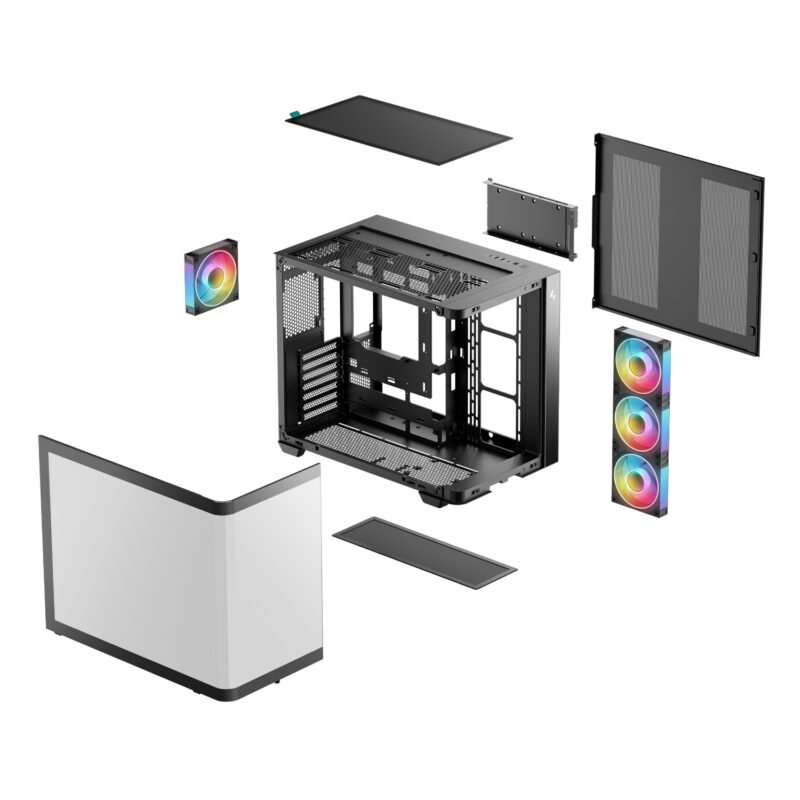 DeepCool CG530U 4F ATX Gaming Chassis - Black