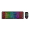 Redragon S162 RGB 3-Mode Wireless Mechanical Gaming Keyboard and Mouse Combo - Black