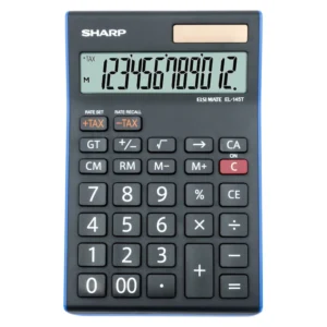 Sharp EL-145T Desk Calculator - 14 Digit Tax - Image 3