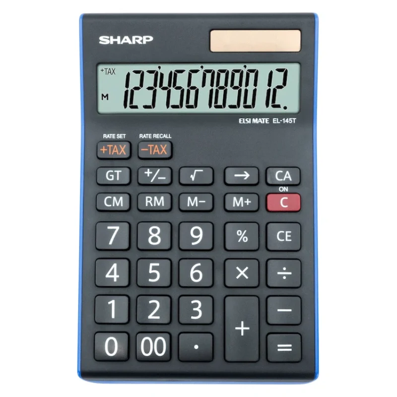 Sharp EL-145T Desk Calculator - 14 Digit Tax