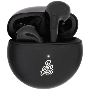 Pro Bass Future Series True Wireless Earphones with Charging Case - Black - Image 2