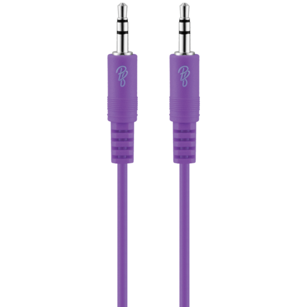 Pro Bass Unite Series - Boxed Auxiliary Cable - Purple