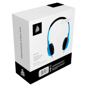 Pro Bass Elevate Series Auxiliary Headphone - Blue - Image 3