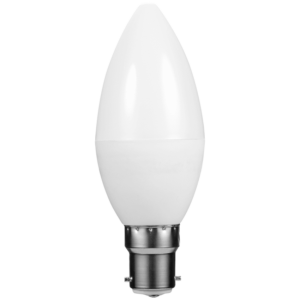 SWITCHED 5W Candle LED Light Bulb B22 - Warm White - Image 2