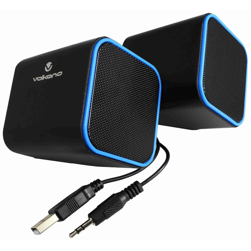 Volkano Diamond Series USB Speaker - Blue