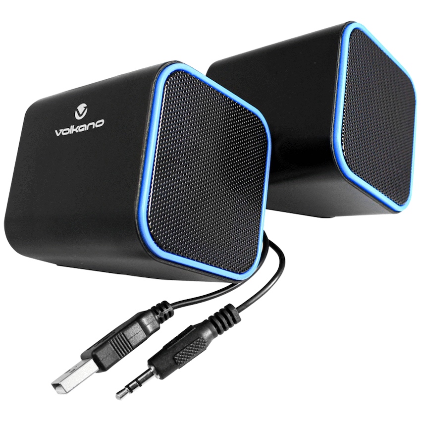 Volkano Diamond Series USB Speaker - Blue - Image 3