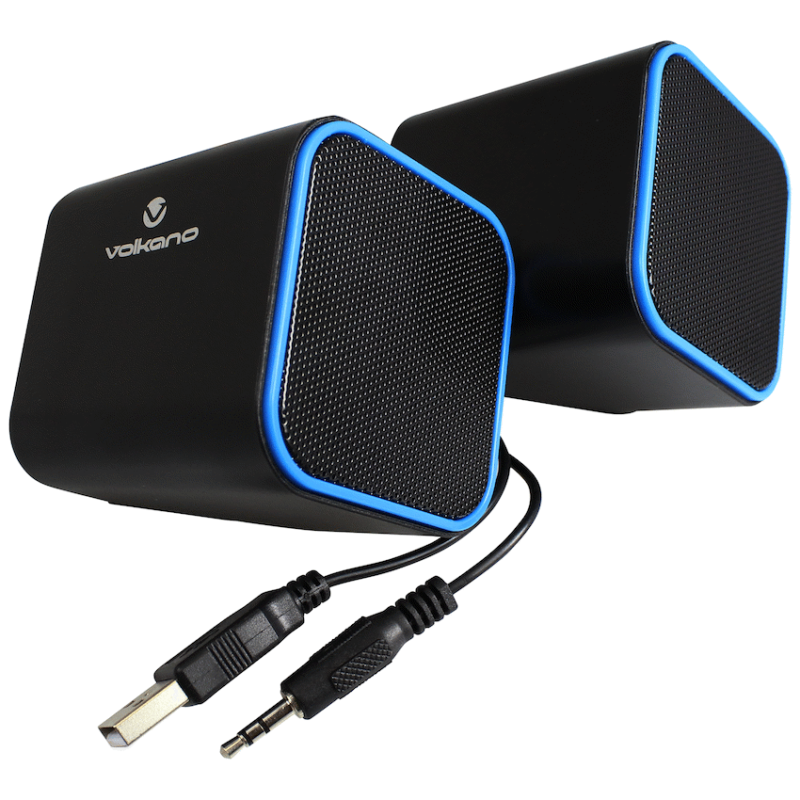 Volkano Diamond Series USB Speaker - Blue