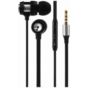 Volkano Alloy Series Metal Earphone - Silver