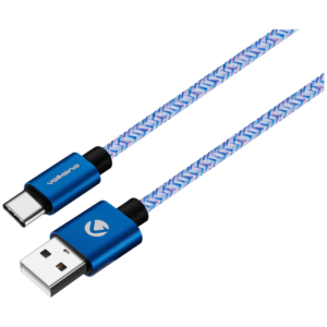 Volkano Fashion Series Micro USB Cable 1.8m - Sky Blue - Image 2