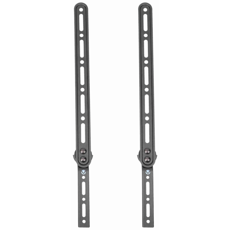 Volkano Steel Series Soundbar and Speaker TV Bracket - Black