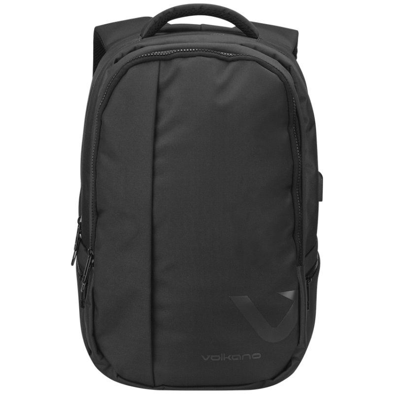 Volkano Midtown 15.6" Laptop Backpack - Black