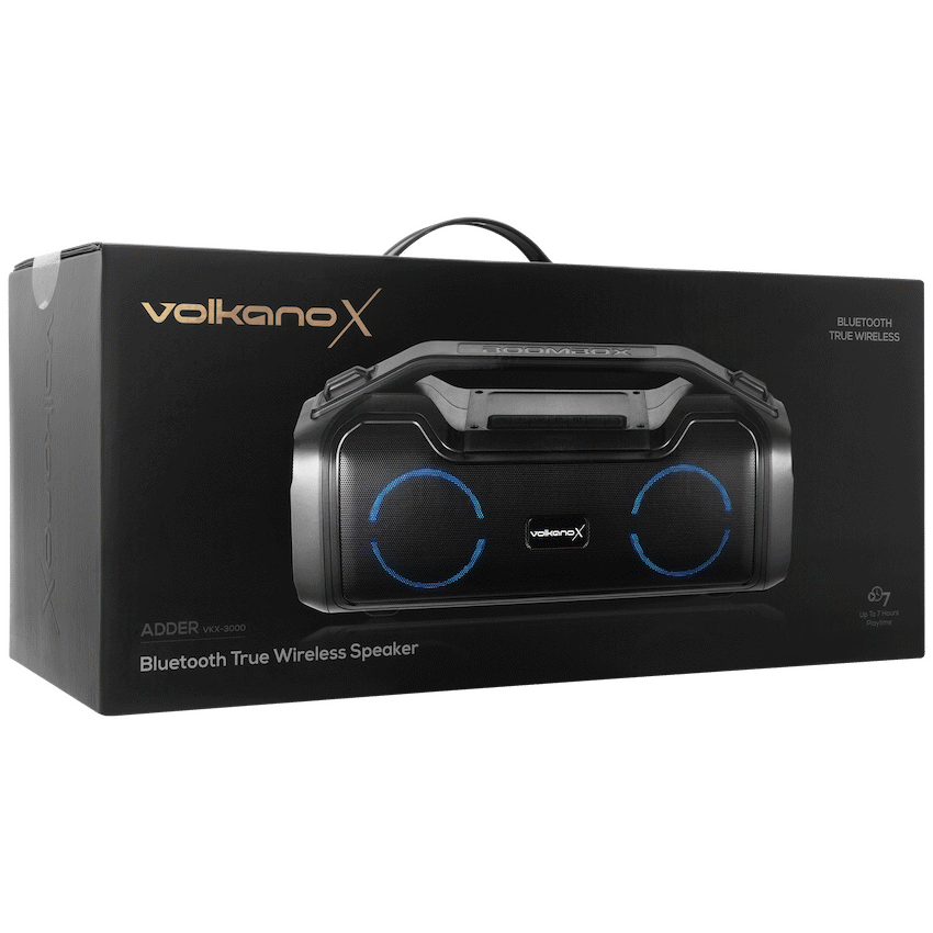 VolkanoX Adder Series Bluetooth Speaker - Black - Image 10