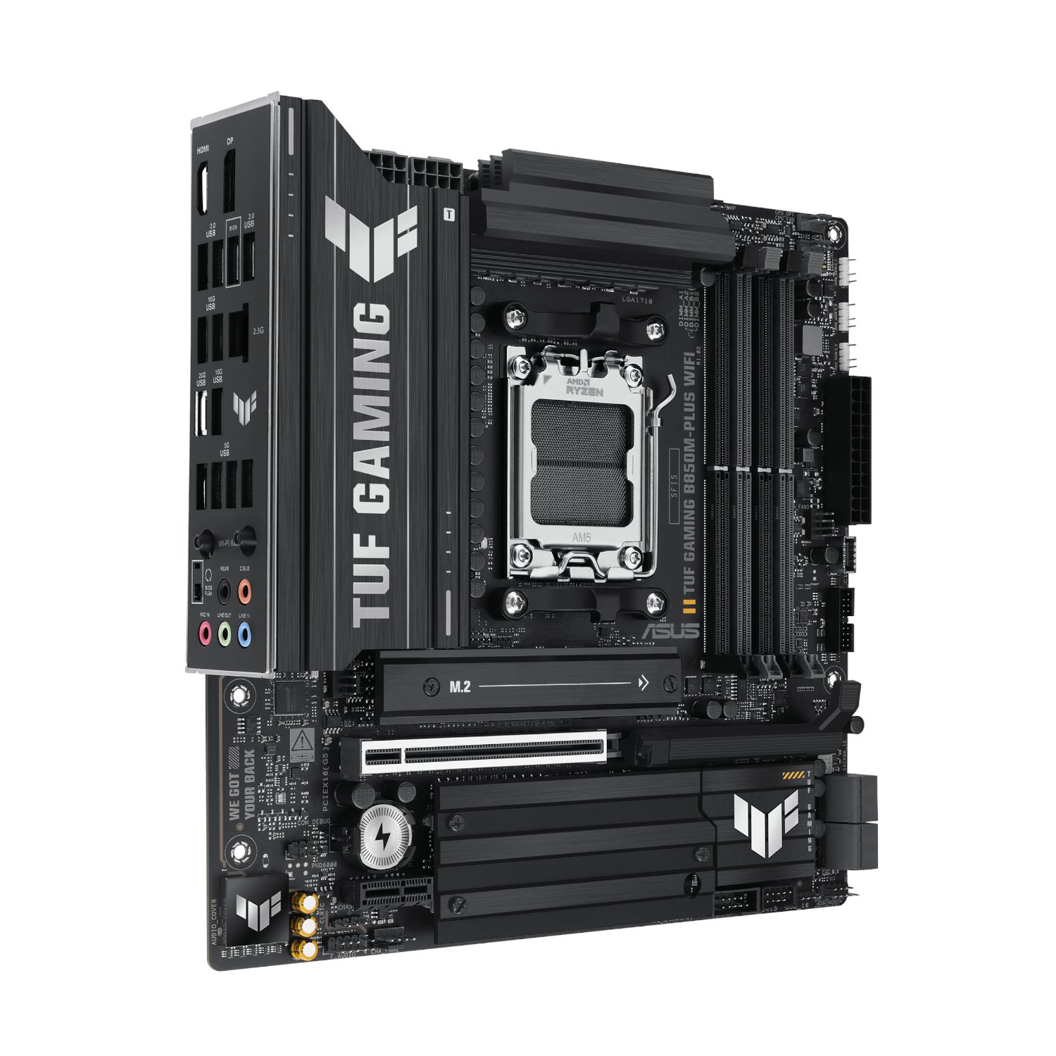 Asus TUF Gaming B850M-PLUS WIFI and Asus Prime LC 240 ARGB Liquid CPU Cooler Bundle - Image 3