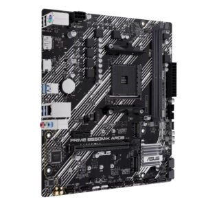 Asus PRIME B550M-K ARGB AM4 and Asus Prime LC 240 ARGB Liquid CPU Cooler Bundle - Image 2