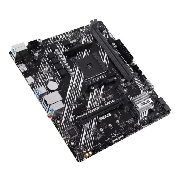 Asus PRIME B550M-K ARGB AM4 and Asus Prime LC 240 ARGB Liquid CPU Cooler Bundle