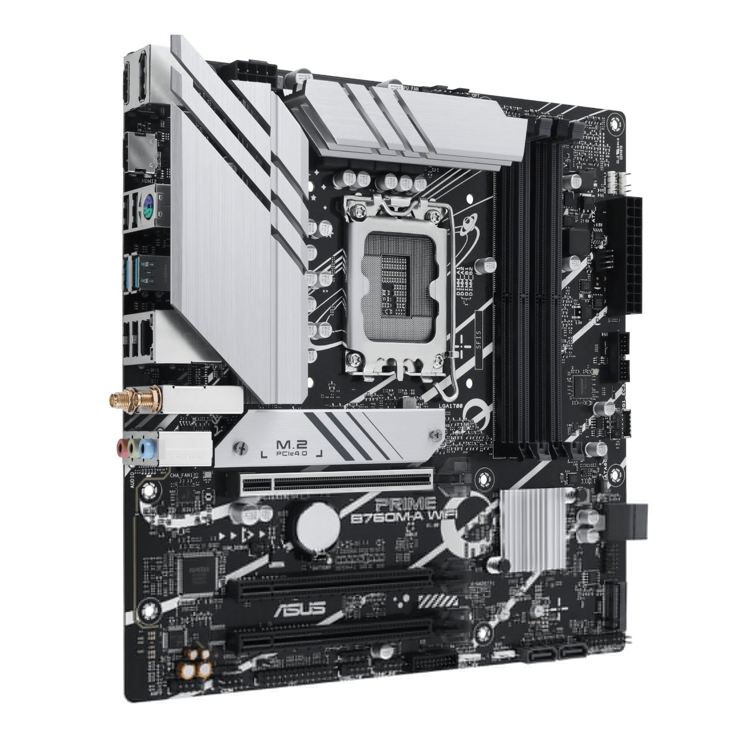 Asus PRIME B760M-A WIFI LGA1700 and Asus Prime LC 240 ARGB Liquid CPU Cooler Bundle - Image 2