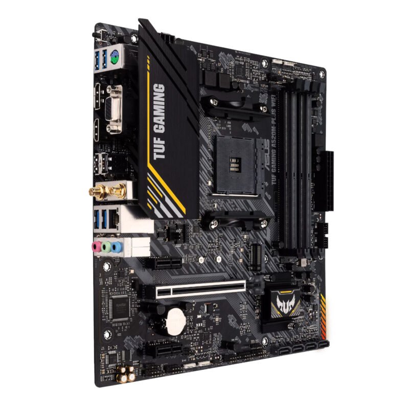 Asus TUF Gaming A520M-PLUS WiFi AM4 and Asus Prime LC 240 ARGB Liquid CPU Cooler Bundle