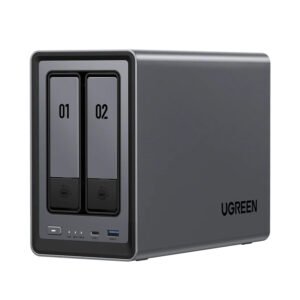 UGreen NASync DXP2800 2 Bay NAS with Seagate Ironwolf NAS 16TB SATA Hard Drive Bundle (2x 8TB) - Image 2