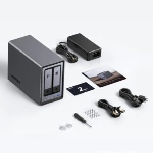 UGreen NASync DXP2800 2 Bay NAS with Seagate Ironwolf NAS 16TB SATA Hard Drive Bundle (2x 8TB) - Image 5