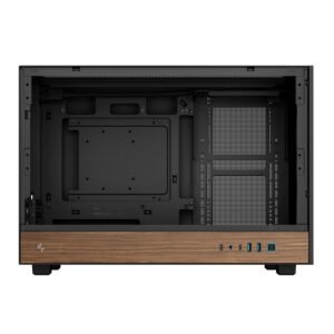 DeepCool CH260 Wood mATX Gaming Chassis - Black - Image 6