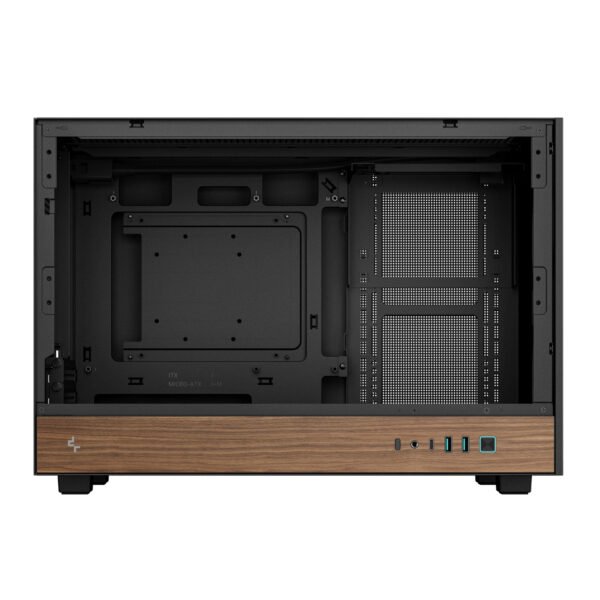 DeepCool CH260 Wood mATX Gaming Chassis - Black