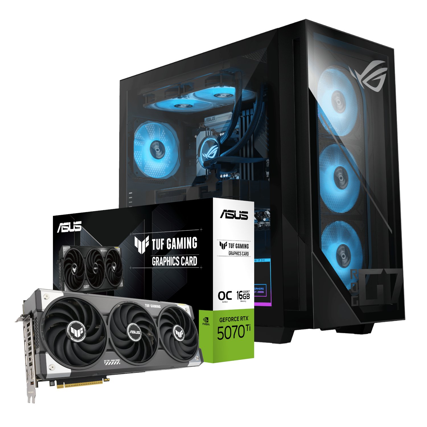 Asus ROG G700 Intel® Core™ Ultra 5 Windows 11 Home PC (RTX 5070 Ti TUF | 16GB DDR5 | 1TB NVMe)