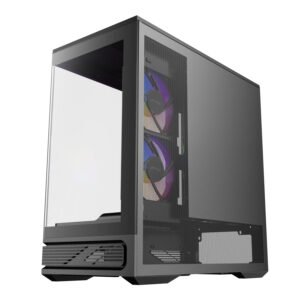 Antec C2M ARGB Compact Micro-ATX Gaming Chassis - Black - Image 3