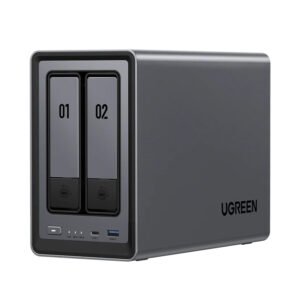 UGreen NASync DXP2800 2 Bay NAS with Seagate Ironwolf NAS 16TB SATA Hard Drive V2 Bundle (2x 8TB) - Image 2
