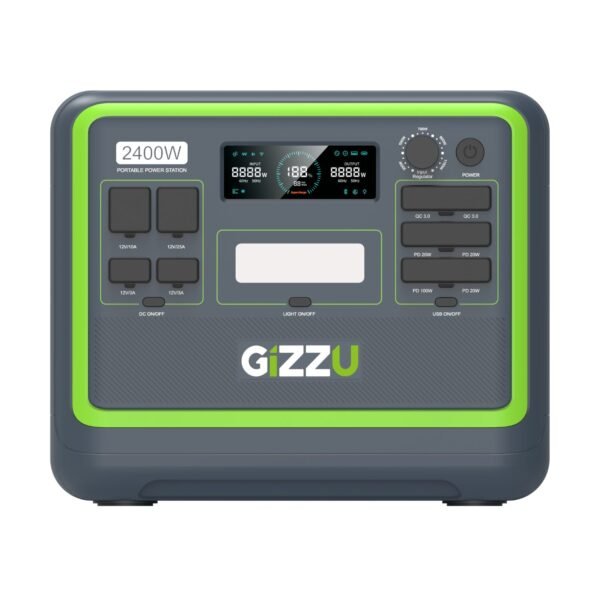 Gizzu Hero Pro 2048Wh/2400W UPS Power Station With App