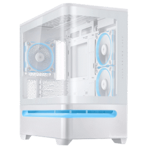 ASUS Prime AP202 ARGB mATX White Chassis